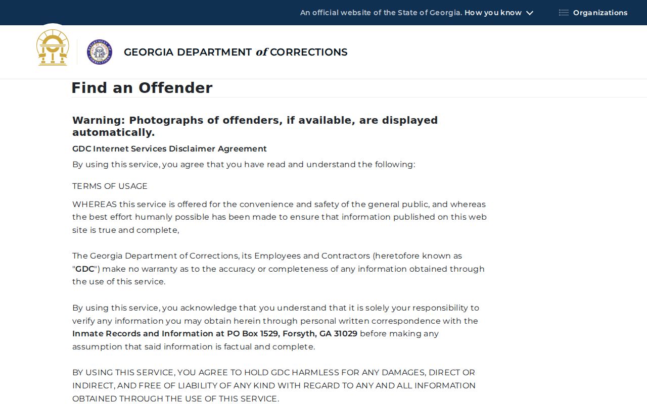 Henry County criminal history Georgia corrections search