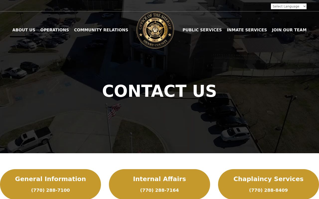 Henry County criminal records sheriff contact lines